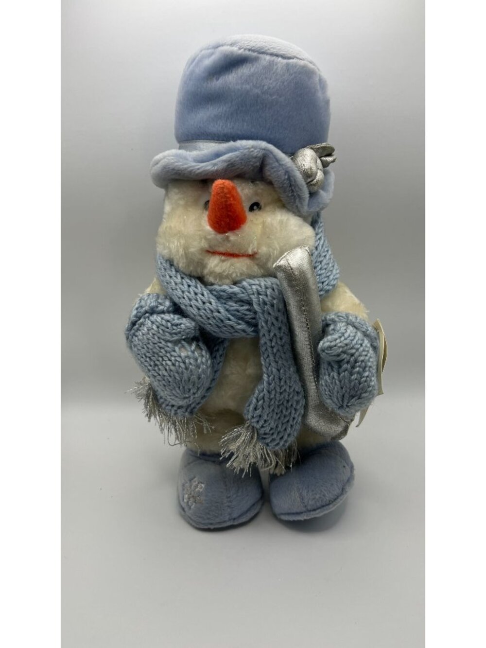 Snow Buddies Plush Snowman Toy With Scarf & Hat - Winter Decor Collectible